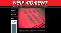Desktop Screenshot of newmoment-magazine.com