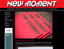 Tablet Screenshot of newmoment-magazine.com
